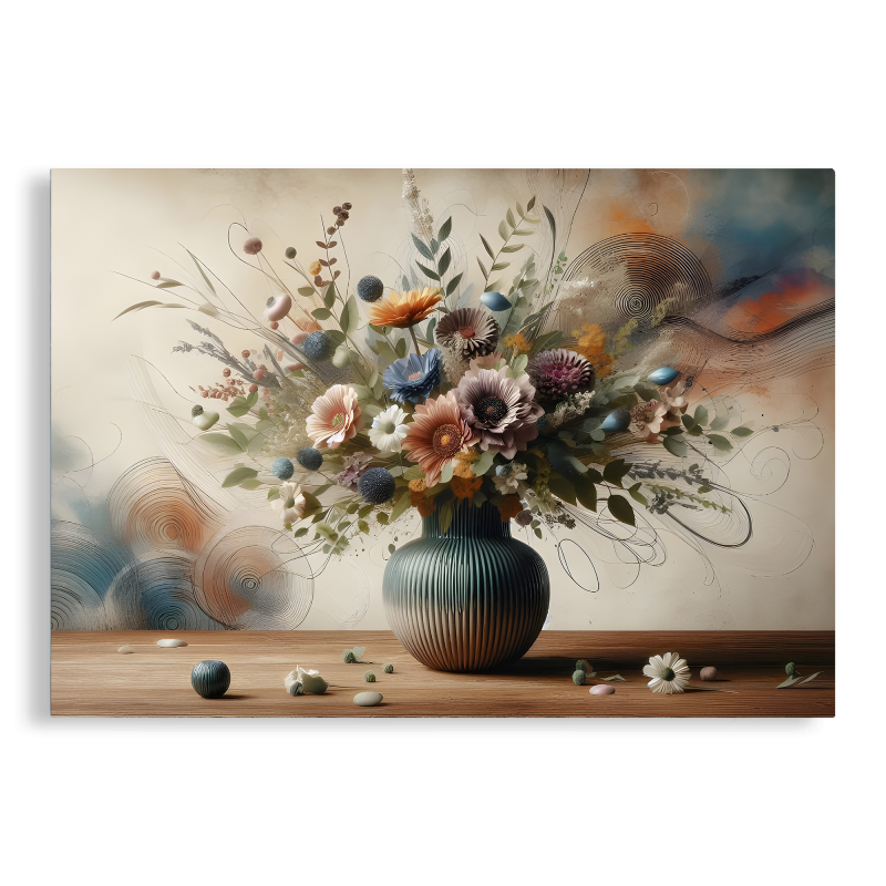 Tablou Canvas, Vaza cu Flori